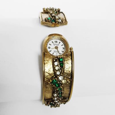 Bracciale/orologio in Metallo Dorato