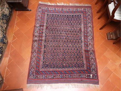 Tappeto Caucasico di Vecchia Manifattura