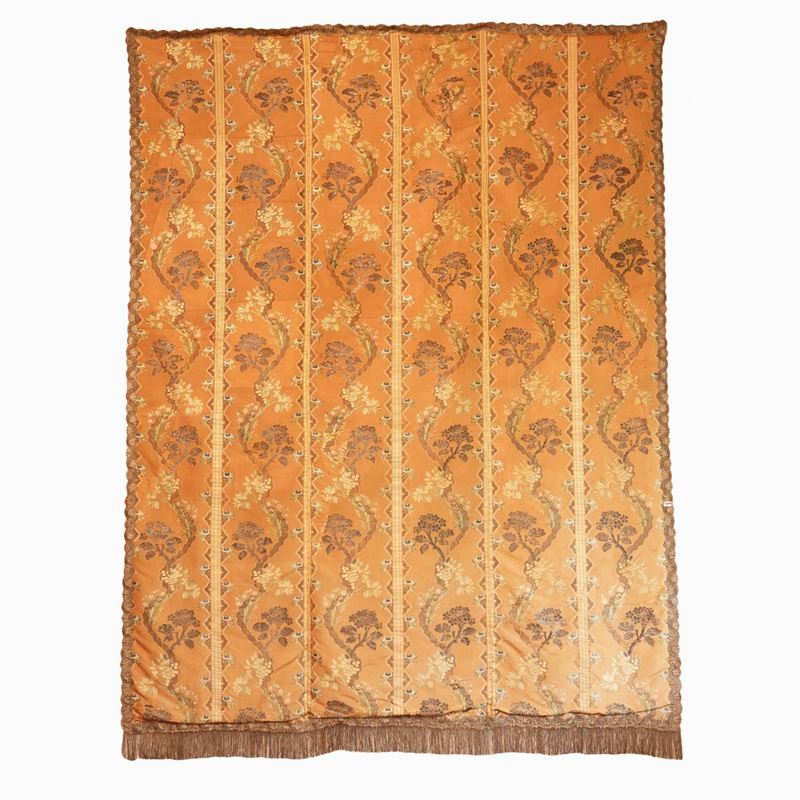 Pannello Decorativo in Broccato di Seta
