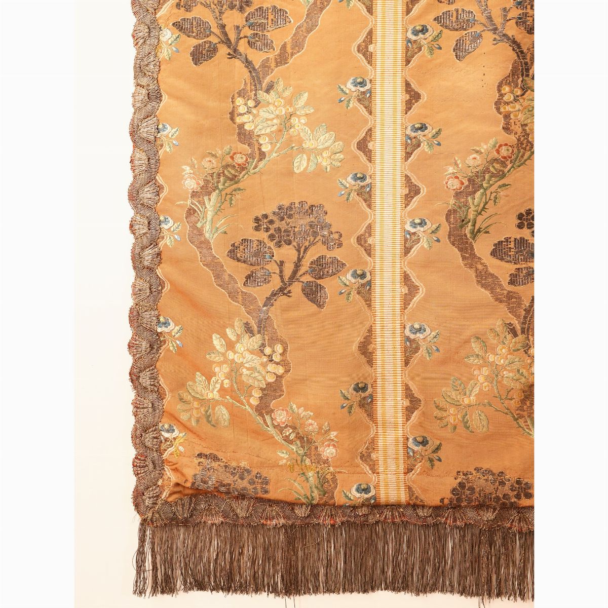 Pannello Decorativo in Broccato di Seta