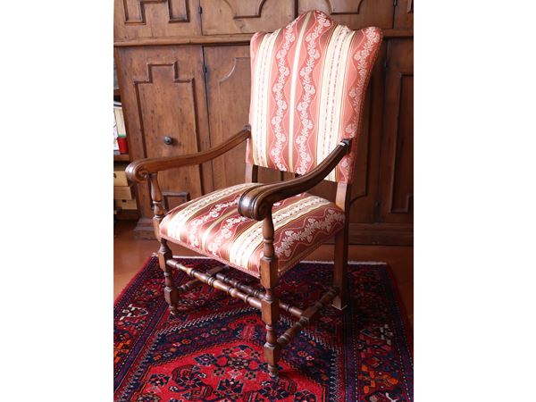 Oak high chair