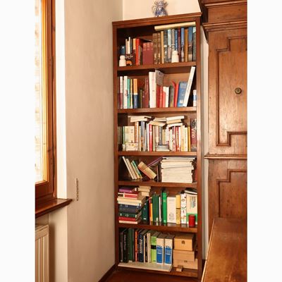 Libreria a Colonna in Noce