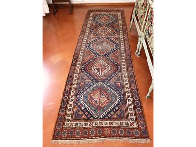 Tappeto Galleria Caucasico di Vecchia Manifattura