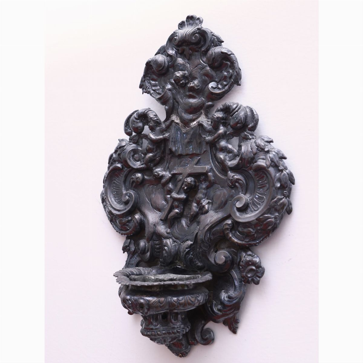 Acquasantiera in argento