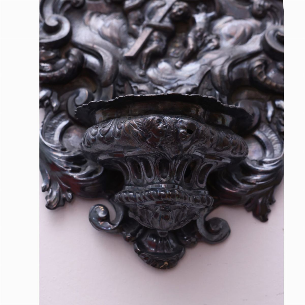 Acquasantiera in argento