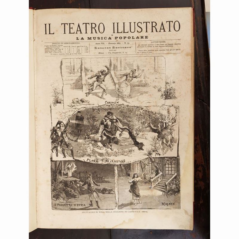 Miscellanea di Libri D'epoca: Teatro, Musica, Danza e Spettacolo
