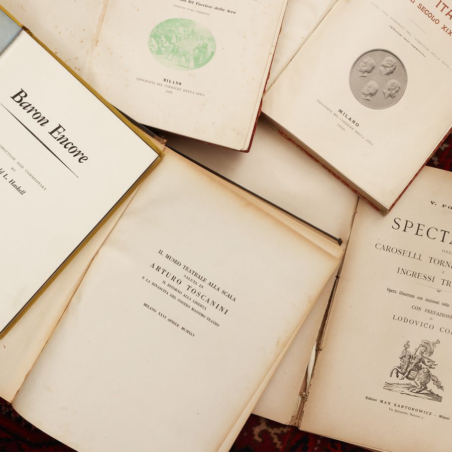Miscellanea di Libri D'epoca: Teatro, Musica, Danza e Spettacolo