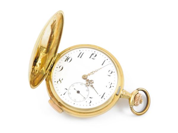 Pink gold Lepic quarter repeater pocket watch