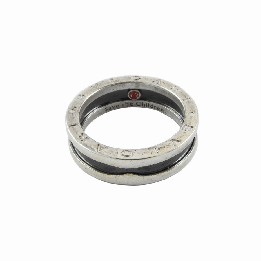 Anello bulgari discount argento e ceramica