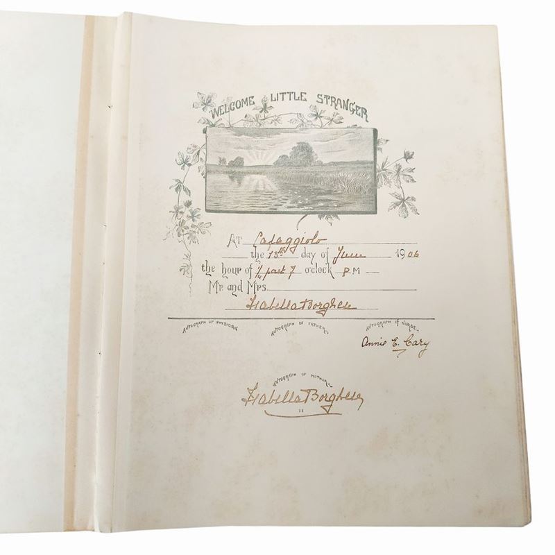 Biographical Record Of The Child-life Of Giuseppe Borghese (13 Gennaio 1906)