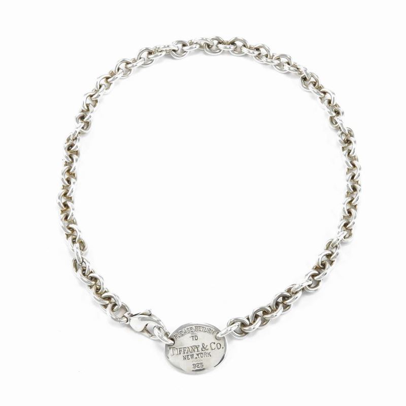 Girocollo Tiffany & Co in Argento 925/1000