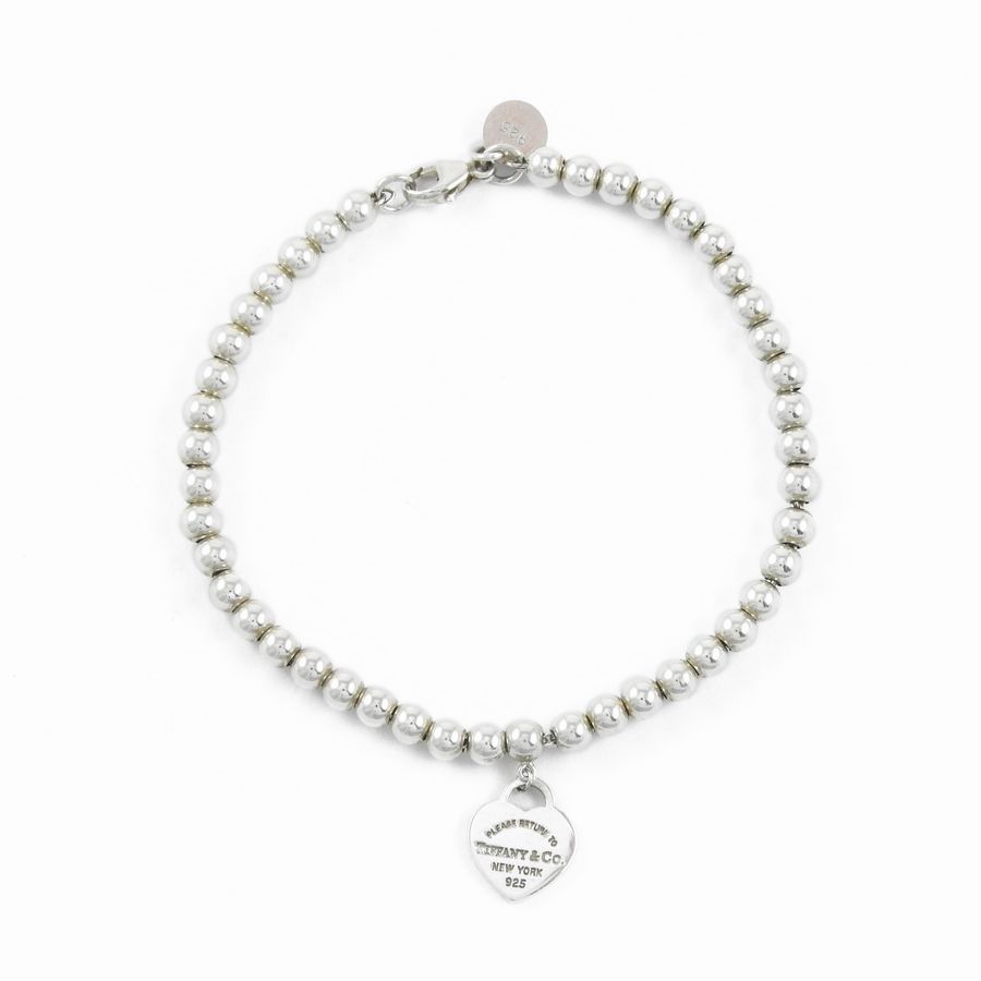 Catenina con Pendente e Bracciale Tiffany & Co in Argento 925/1000