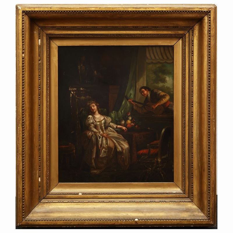 Seguace di Jacques Antoine Vallin - La Serenata