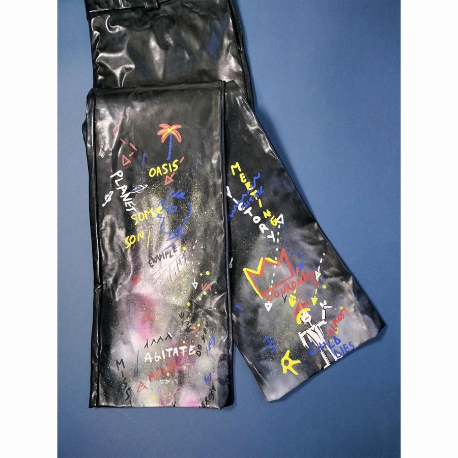 D&g Dolce e Gabbana Pantalone in Eco Pelle
