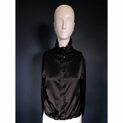 Christian Dior Camicia in Seta Nera