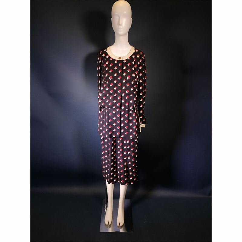 Chanel Completo Blu e Rosso