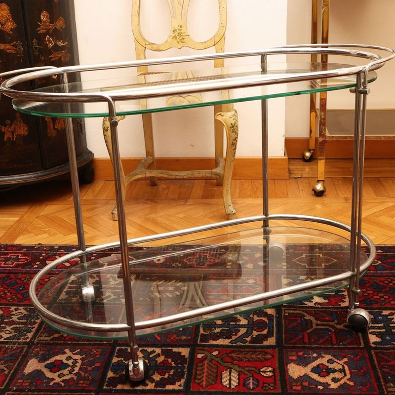 Carrello di Servizio in Metallo Cormato