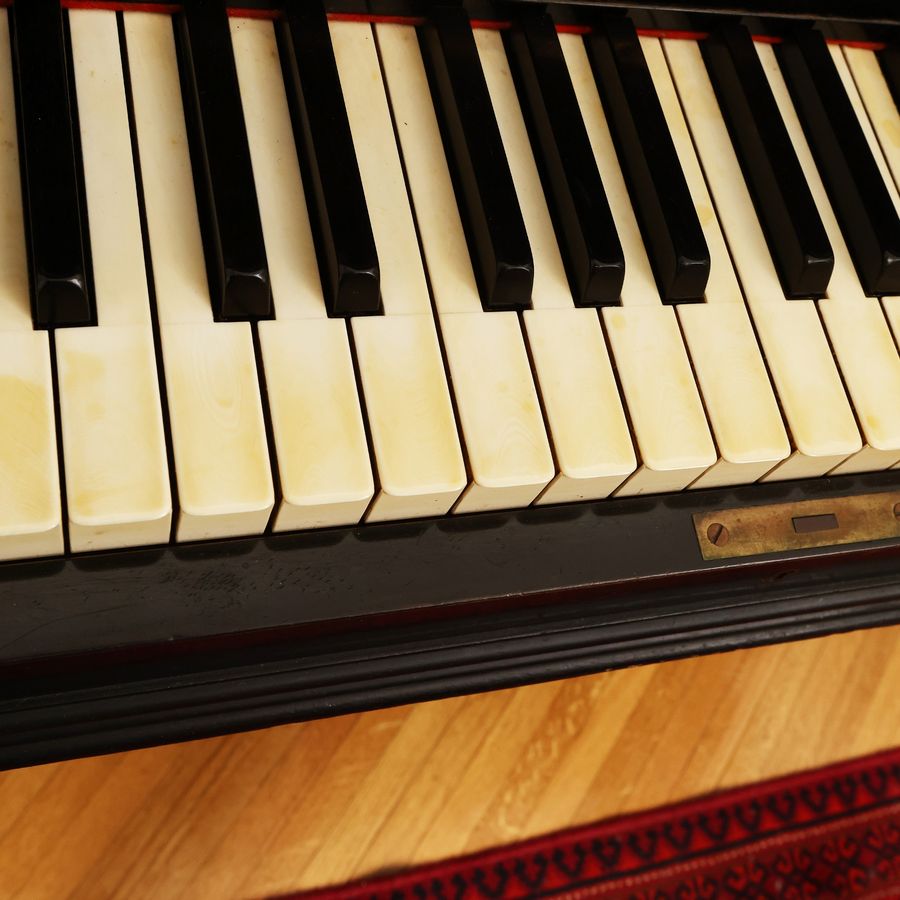 Pianoforte Verticale in Legno Ebanizzato, Rittmuller Gottingen