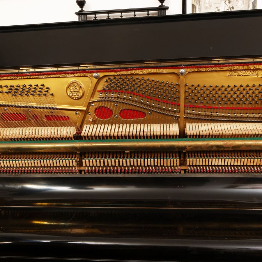 Pianoforte Verticale in Legno Ebanizzato, Rittmuller Gottingen