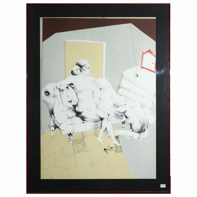 Figure di Amanti in Interno 1969