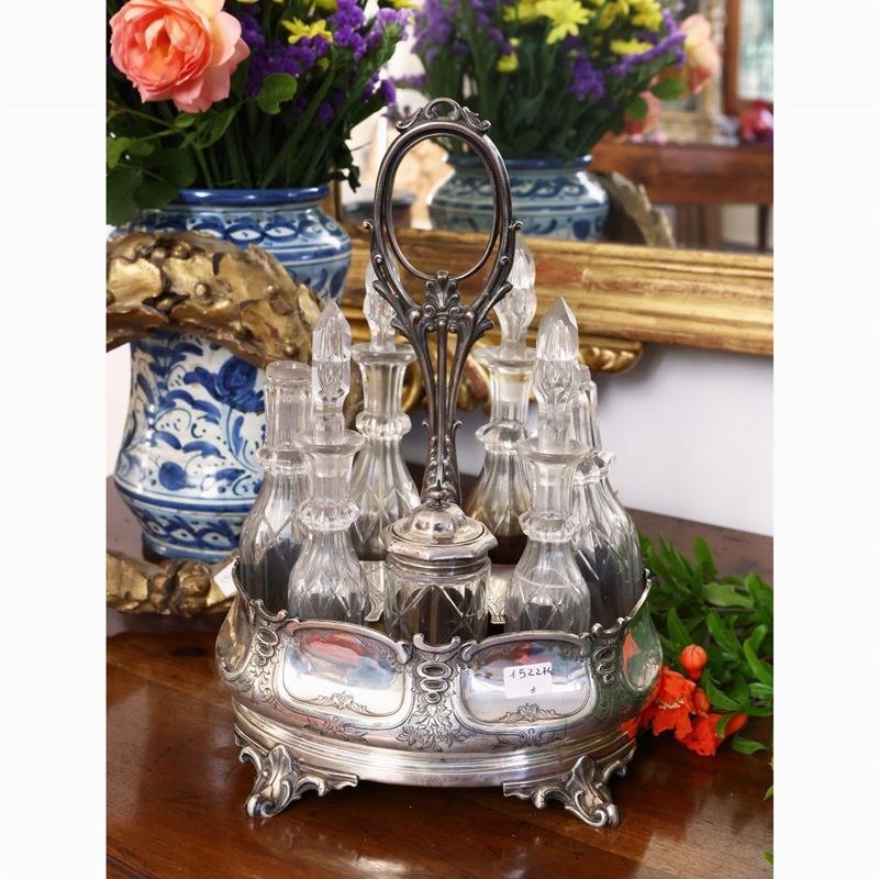 Cruet vittoriano in argento