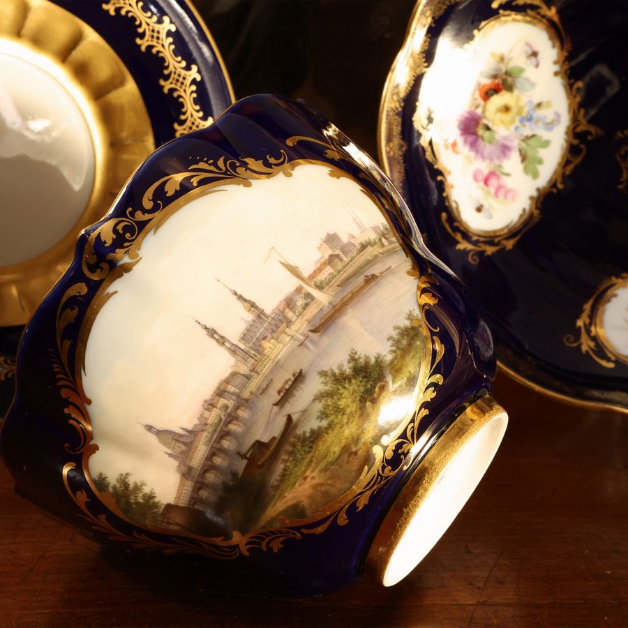 Grande Tazza da Collezione in Porcellana, Meissen