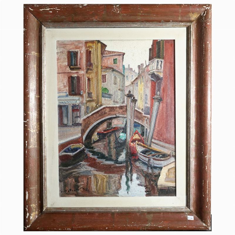 Armeno Mattioli - Veduta di Venezia 1972
