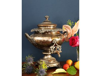 Samovar in Metallo Argentato