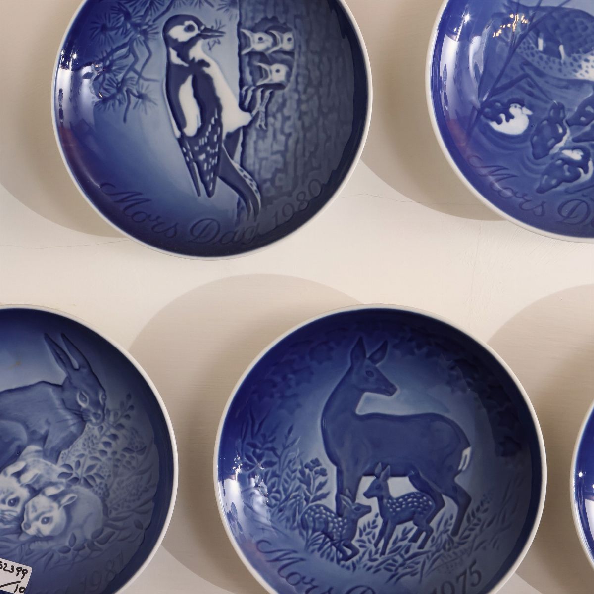 Collezione di Dieci Piatti in Porcellana, Mors Dag, Royal Copenhagen