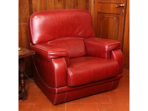 Upholstered armchair