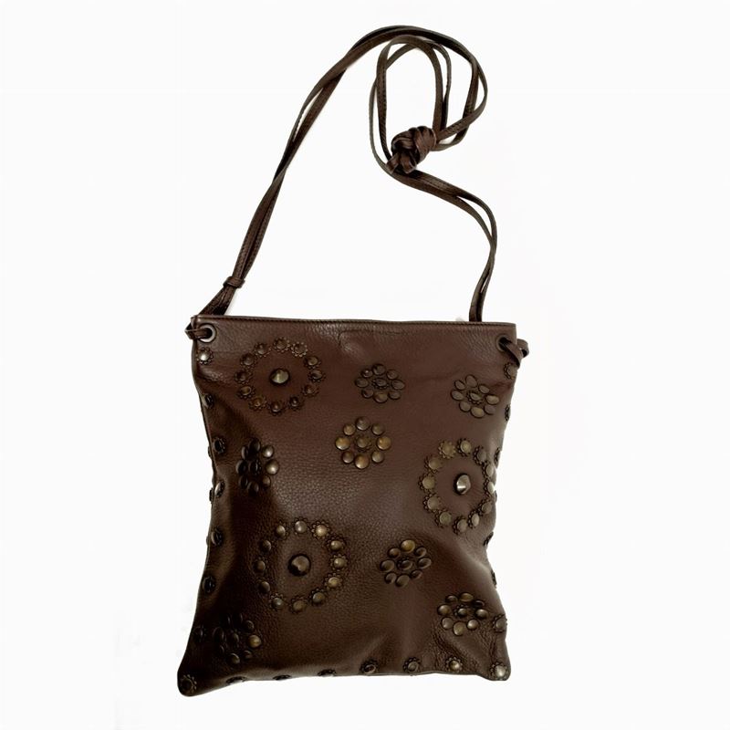 Marni, Borsa a Tracolla in Pelle Marrone