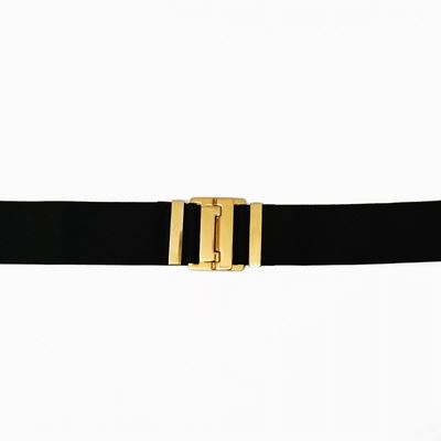 Gucci, Cintura in Tessuto Nero