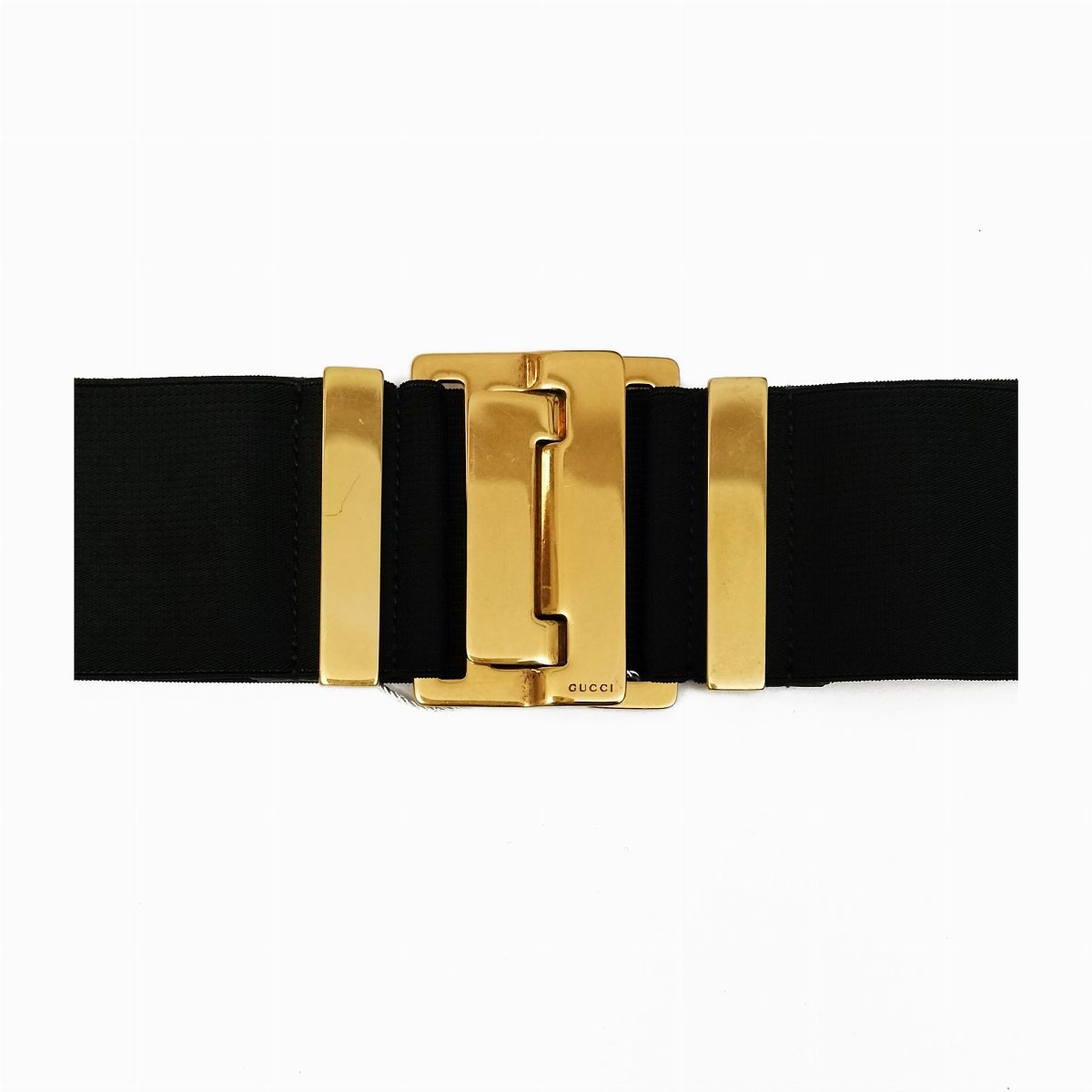 Gucci, Cintura in Tessuto Nero