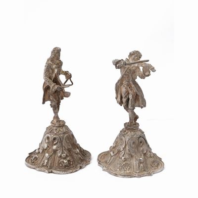 Coppia di Campanelli da Collezione in Argento