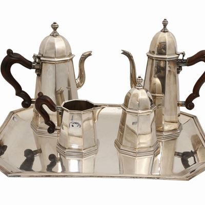 Servizio da Tè e Caffè in Argento