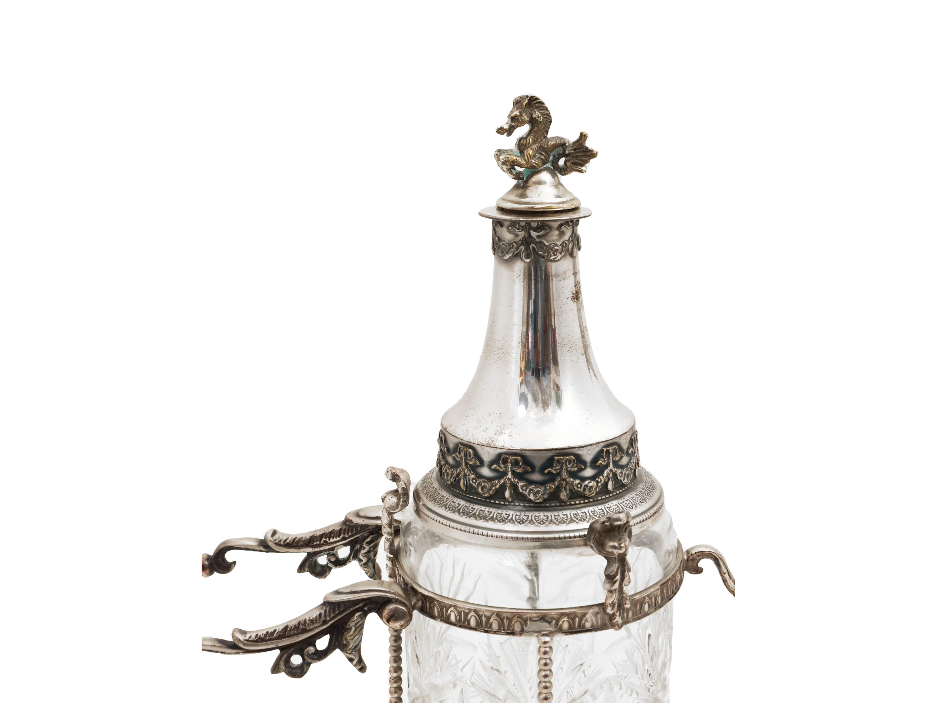 Set da tavola in argento e cristallo molato