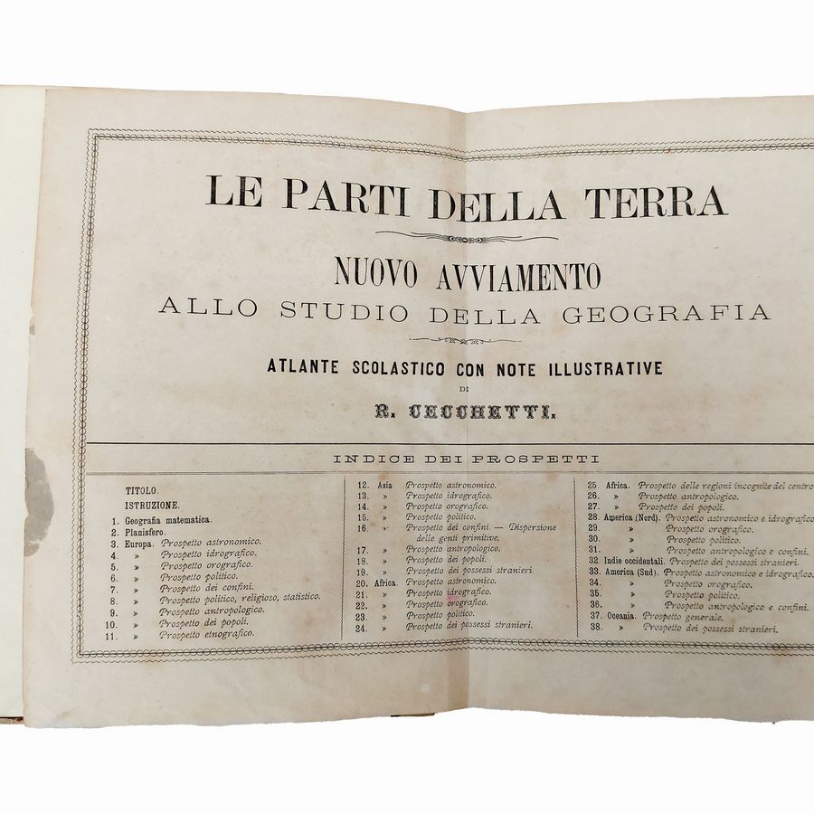 Le Parti della Terra. Nuovo Avviamento allo Studio della Geografia