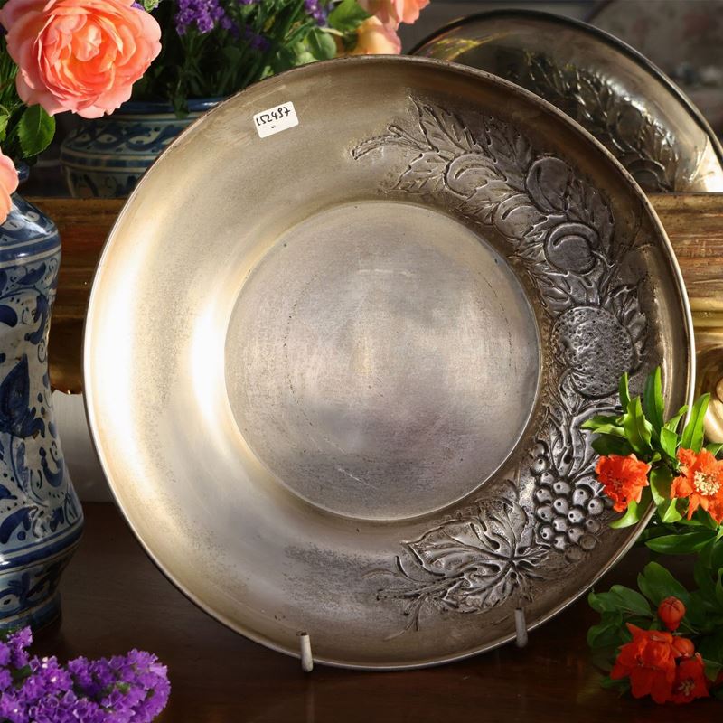 Centrotavola in argento