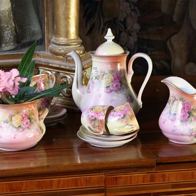 Servizio da Caffè in Porcellana di Gusto Liberty, Ginori
