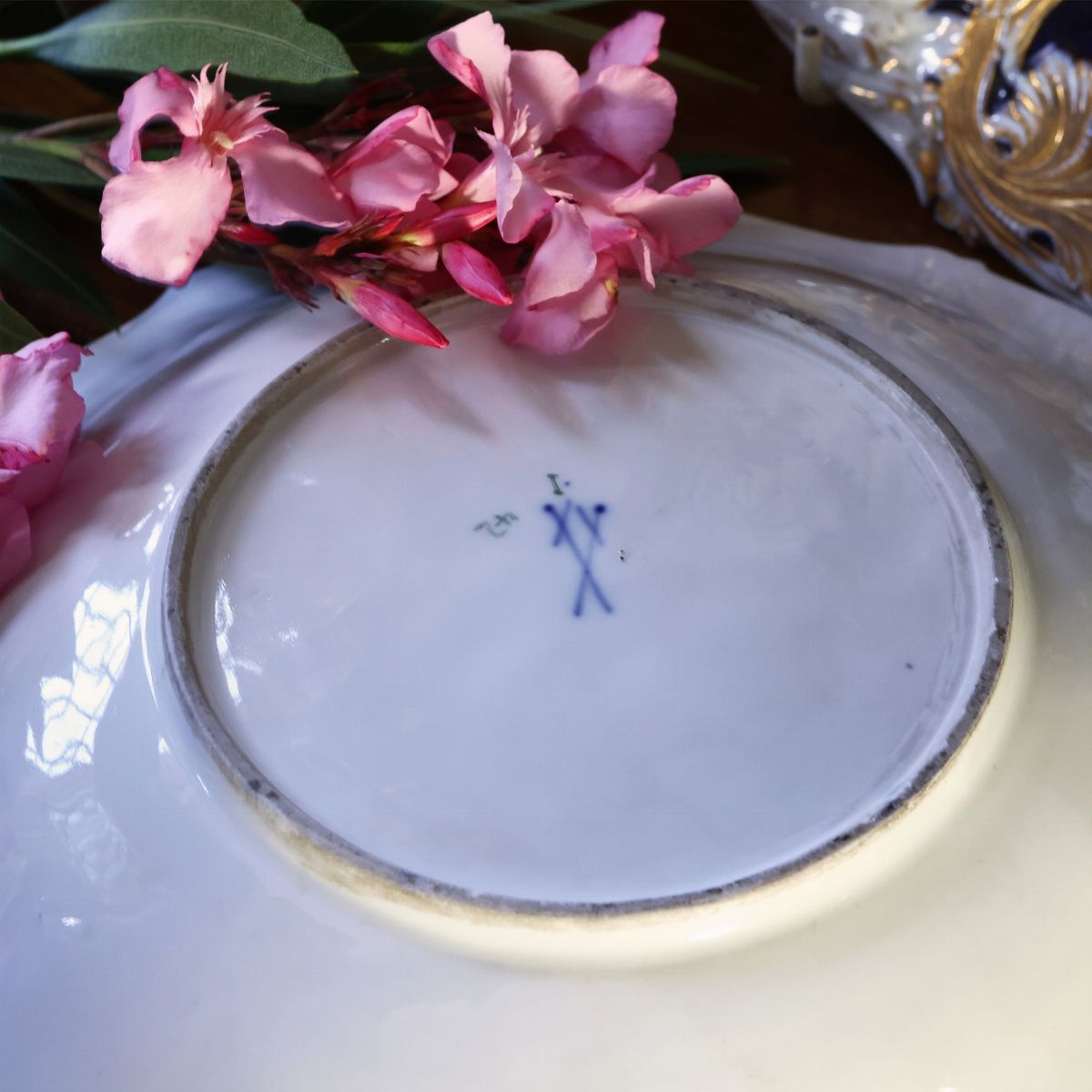 Coppia di Piatti Decorativi in Porcellana, Meissen