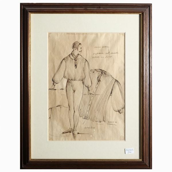 Studies for theatrical costumes