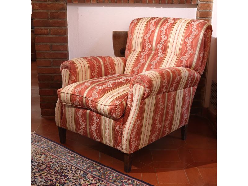 Coppia di Poltrone Imbottite