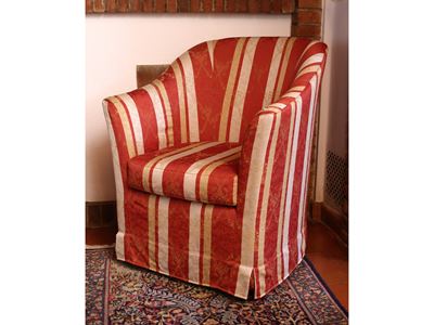 Pouff Rivestito in Pelle Ecologica Bordeaux