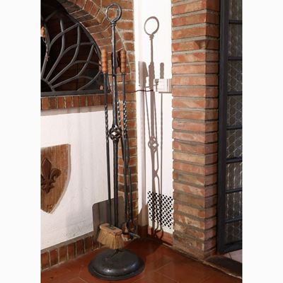 Set in Ferro Battuto per Forno a Legna