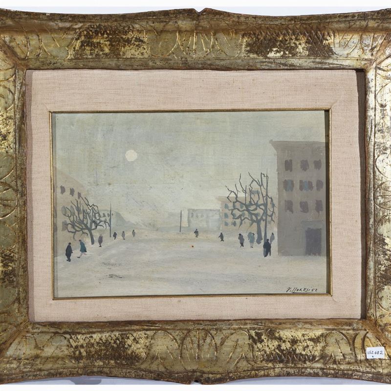 Franco Villoresi - Paesaggio Innevato, 1952