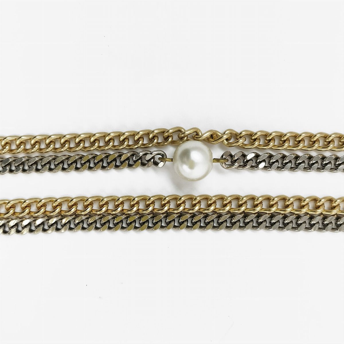 Lunga Collana Multifilo in Metallo