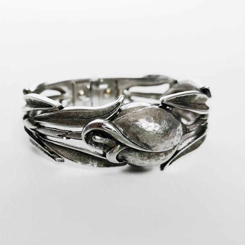Bracciale/orologio in Metallo Argentato