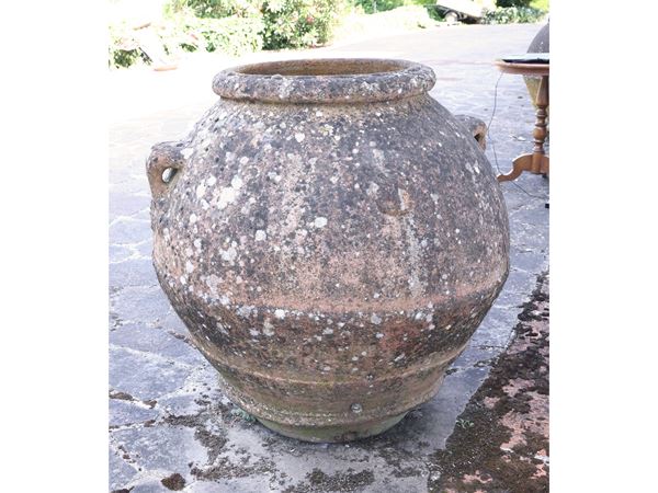 Large terracotta jar, Ottavio Bianchi