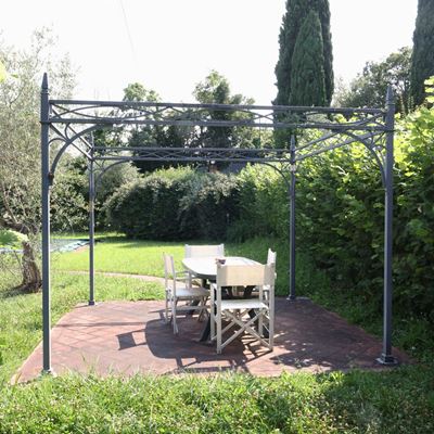 Grande Gazebo da Giardino in Ferro
