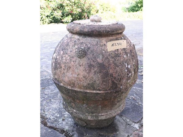 Terracotta jar, Federigo Andreini Impruneta al Ferrone